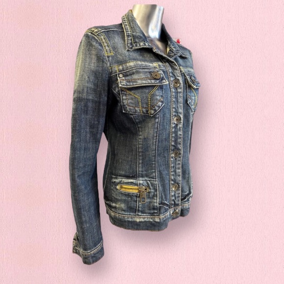 Miss Sixty Blue Jean Jacket - Picture 3 of 4